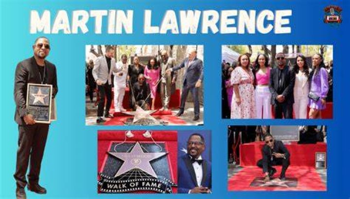 Actor Martin Lawrence Receives His Star on the Hollywood Walk of Fame