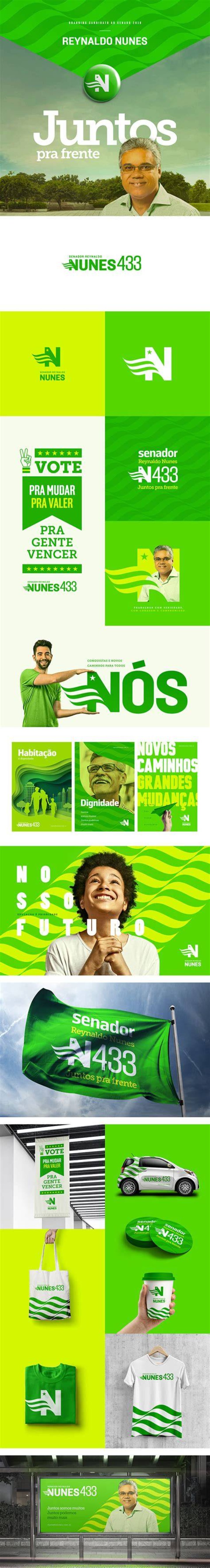 POL&Iacute;TICO REYNALDO NUNES Identidade Visual on Behance